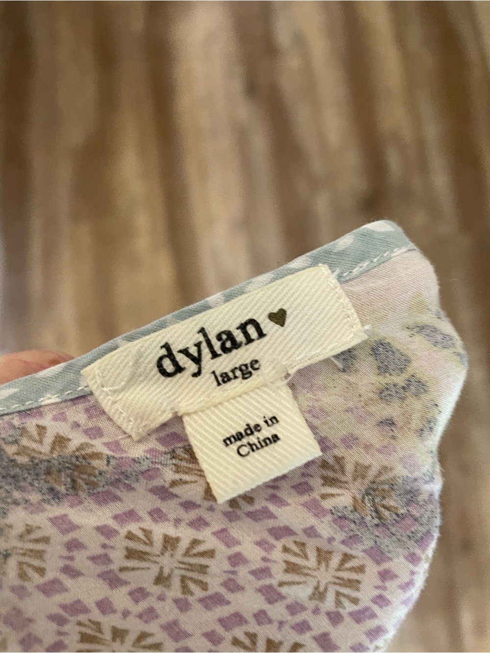 Dylan Abstract Print Keyhole Ruffled Top - Picture 7 of 8